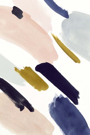 Framed Brushmarks I Print