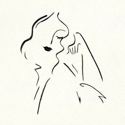 Framed Simple Study II Print