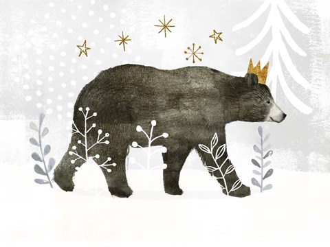 Framed Woodland Celebration III Print