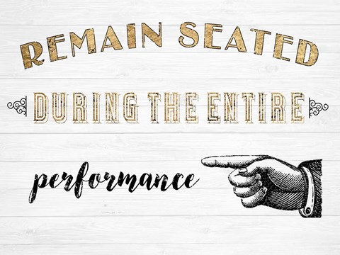 Framed Mild Manners II Print