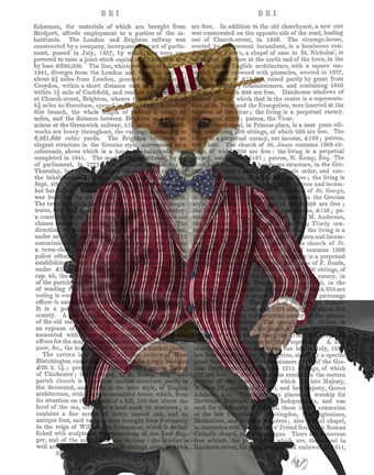 Framed Fox 1920s Gentleman Print