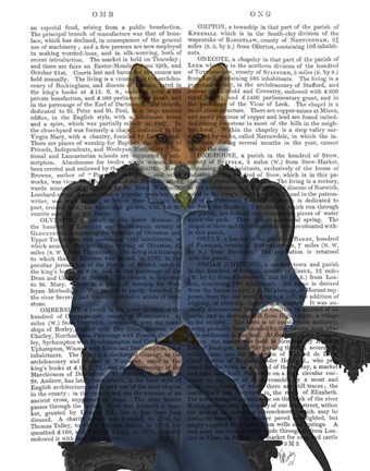 Framed Fox Edwardian Gent, Portrtait Print
