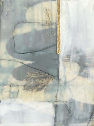 Framed Gilded Whimsy I Print