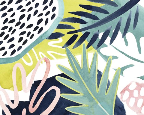 Framed Tropical Salve I Print