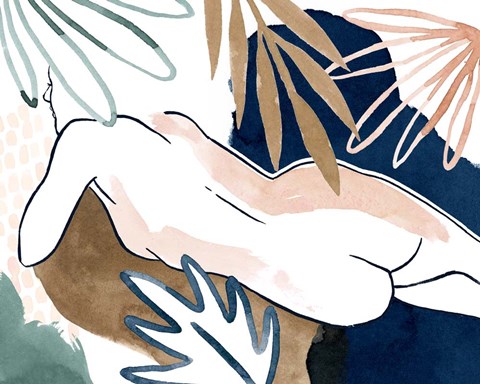 Framed Tropical Laze II Print