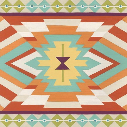 Framed Mesa Motif IV Print