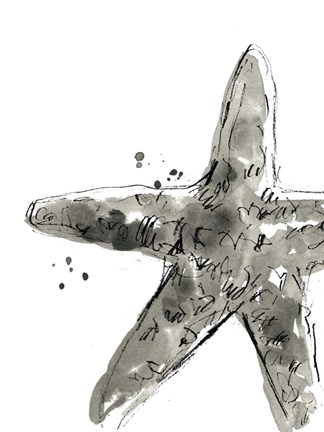 Framed Ink Coast I Print