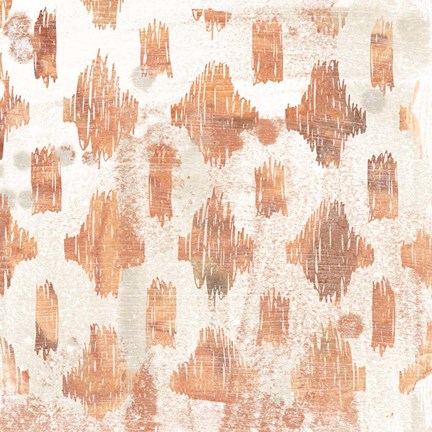 Framed Red Earth Textile IV Print