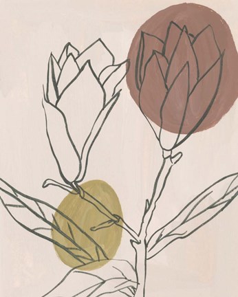 Framed Blush I Print