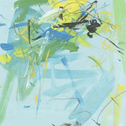 Framed Summer Symphony III Print