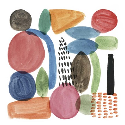 Framed Colour Code III Print