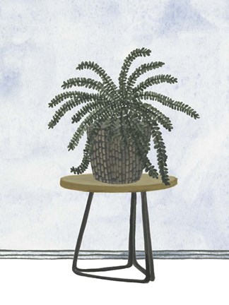 Framed Mes Plants II Print