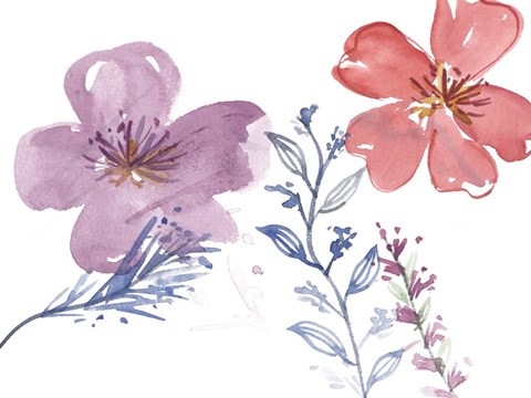 Framed Spring Glory IV Print