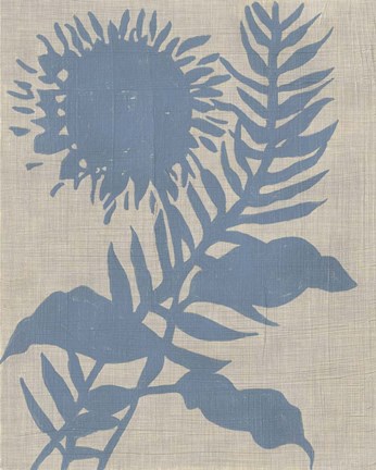 Framed Dusk Botanical V Print