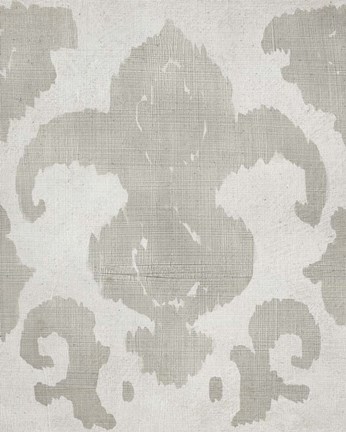 Framed Shadow Ikat II Print