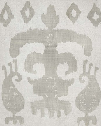 Framed Shadow Ikat III Print