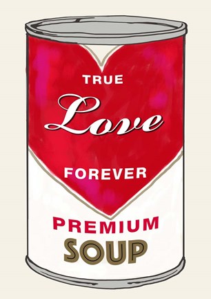 Framed Love Soup Print