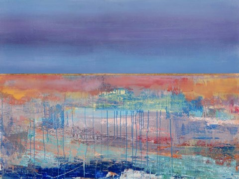 Framed Riflessi della Sera Print