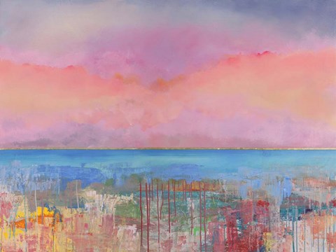 Framed Tramonto Infinito Print