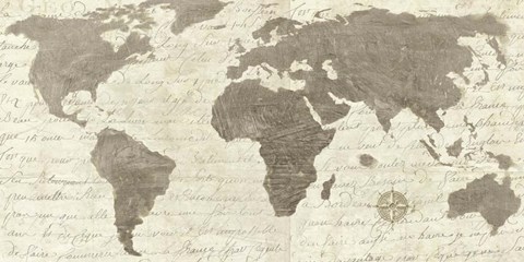 Framed Geo Taupe Classic Print