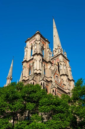 Framed Facade Of Iglesia Del Sagrado Corazon, Cordoba, Argentina Print