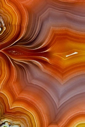 Framed Banded Agate, Quartzsite, Az 3 Print