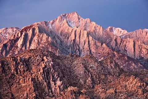 Framed California, Alabama Hills, Eastern Sierra Nevada Mountains Print