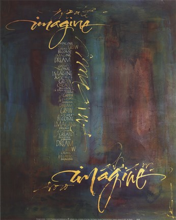 Framed Imagine Print