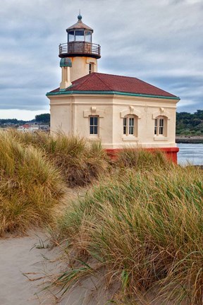 Framed Coquille River Lighthouse, Oregon Print