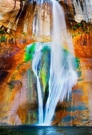 Framed Lower Calf Creek Falls, Utah Print