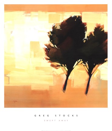 Framed Swept Away (Left) Print