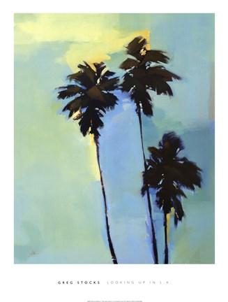 Framed Looking Up La (Left) Print