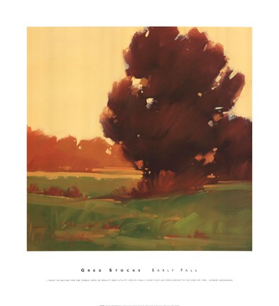 Framed Early Fall Print