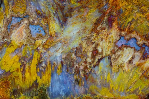 Framed Colorful Agate Design Print