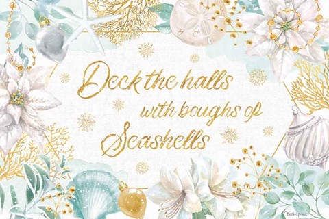 Framed Winter Coast I Print