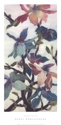 Framed Magnolias XII Print
