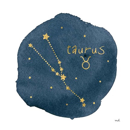 Framed Horoscope Taurus Print