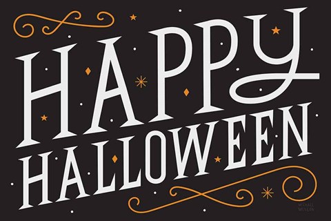 Framed Festive Fright I Print