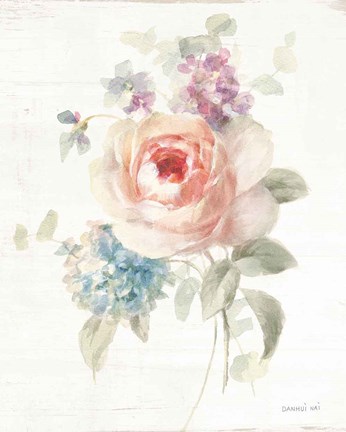 Framed Cottage Garden III Print