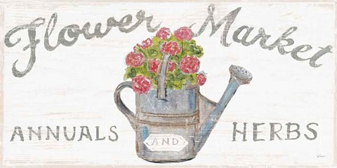 Framed White Barn Signs I Print