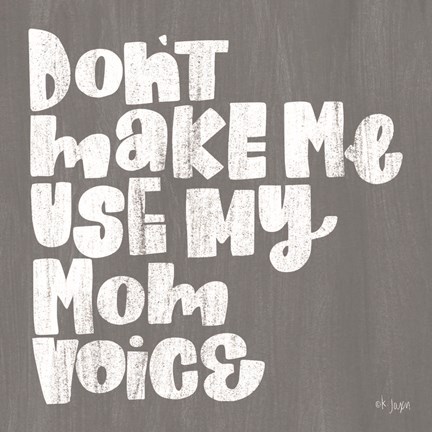 Framed My Mom Voice Print