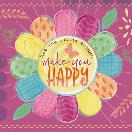 Framed Make You Happy Print