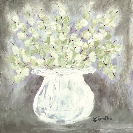 Framed White Vase Print