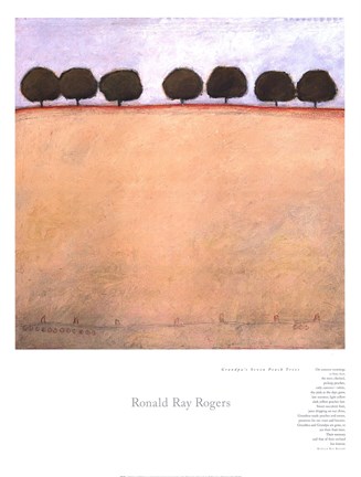 Framed Grandpa's Seven Peach Trees Print