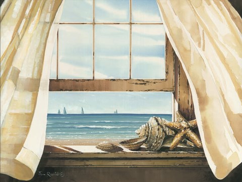 Framed Beach Treasures Print