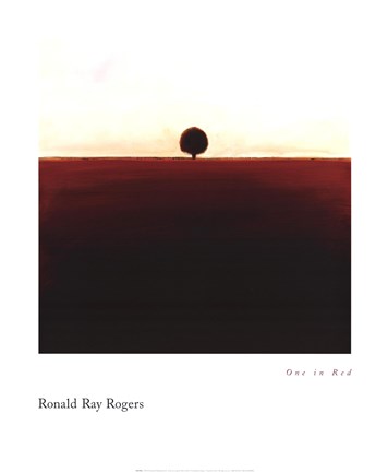 Framed One in Red Print