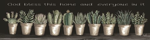 Framed God Bless Print