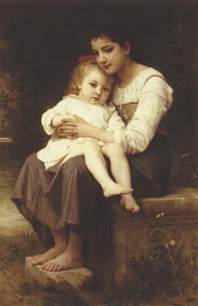 Framed Eldest Sister, 1886 Print