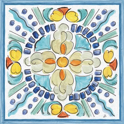 Framed Morning Bloom VI Print