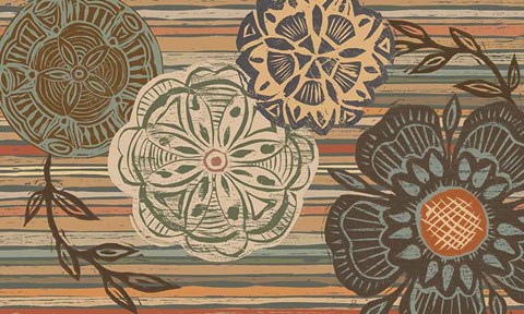 Framed Woodcut Nature II Print